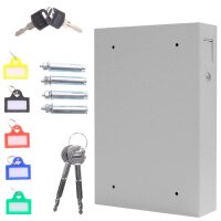 ROTTNER KeyTronic 48 Schlüsseltresor grau mit 48 Haken, Elektronikschloss, 30,0 x 11,0 x 45,0 cm, 1 St.