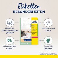 AVERY Zweckform Kabelbeschriftungs-Etiketten L7950-20 weiß 60,0 x 40,0 mm, 20 Blatt