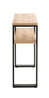 HAKU Möbel Konsolentisch rechteckig MDF-Platte schwarz, braun 70,0 x 28,0 x 75,0 cm, 1 St.