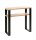 HAKU Möbel Konsolentisch rechteckig MDF-Platte schwarz, braun 70,0 x 28,0 x 75,0 cm, 1 St.