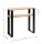 HAKU Möbel Konsolentisch rechteckig MDF-Platte schwarz, braun 70,0 x 28,0 x 75,0 cm, 1 St.