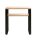 HAKU Möbel Konsolentisch rechteckig MDF-Platte schwarz, braun 70,0 x 28,0 x 75,0 cm, 1 St.