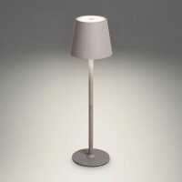 Idena 50153 Touch LED Tischlampe grau