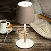 Idena 50152 Touch LED Tischlampe beige