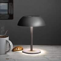 Idena Tango Touch LED Tischlampe grau
