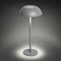 Idena Tango Touch LED Tischlampe grau
