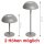 Idena Tango Touch LED Tischlampe grau