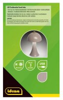 Idena Fado Touch LED Tischlampe grau