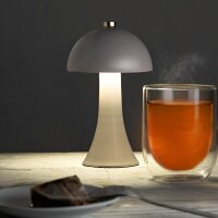 Idena Fado Touch LED Tischlampe grau