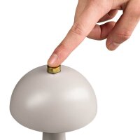Idena Fado Touch LED Tischlampe grau