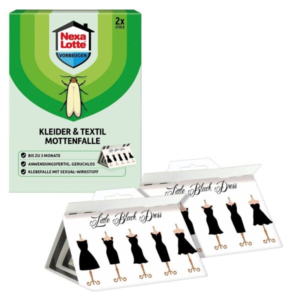 Nexa Lotte® Mottenfalle weiß, 2 St.