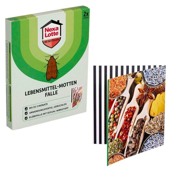 Nexa Lotte® Mottenschutz Lebensmittel weiß, 2 St.