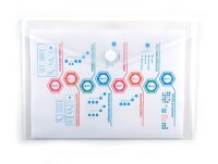 FolderSys Dokumententaschen DIN A4 transparent glatt 0,20 mm, 10 St.