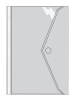 FolderSys Dokumententaschen DIN A4 transparent genarbt...