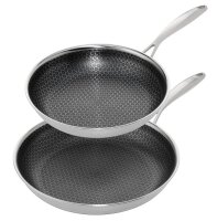 HENSSLERS Pfannen-Set anthrazit Ø 28,0/24,0 cm...