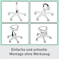 LEITZ Sitz- & Stehhocker Ergo Active 65770095 grau, 1 St.