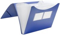 FolderSys Fächermappe 12 Fächer blau, 1 St.
