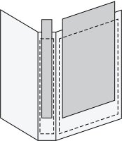 FolderSys Sichtbuch DIN A4, 20 Hüllen schwarz, 1 St.
