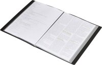 FolderSys Sichtbuch DIN A4, 40 Hüllen schwarz, 1 St.