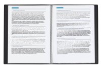 FolderSys Sichtbuch DIN A4, 40 Hüllen schwarz, 1 St.