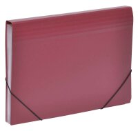 FolderSys Fächermappe 12 Fächer rot, 1 St.