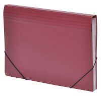 FolderSys Fächermappe 12 Fächer rot, 1 St.