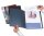 FolderSys FolderSys® Sichtbuch DIN A4, 10 Hüllen blau, 1 St.
