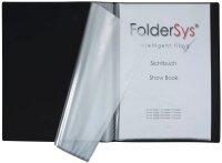 FolderSys FolderSys® Sichtbuch DIN A4, 10 Hüllen schwarz, 1 St.