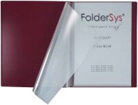 FolderSys FolderSys® Sichtbuch DIN A4, 20 Hüllen bordeaux, 1 St.