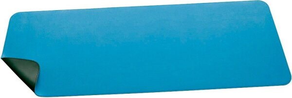 SIGEL Schreibtischunterlage blau/grün Lederimitat 80,0 x 30,0 cm, 1 St.