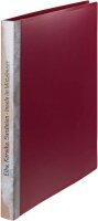 FolderSys FolderSys® Sichtbuch DIN A4, 30 Hüllen bordeaux, 1 St.