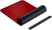 SIGEL Schreibtischunterlage schwarz/rot Lederimitat 80,0 x 30,0 cm, 1 St.