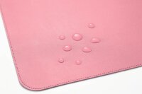 SIGEL Schreibtischunterlage rosa/silber Lederimitat 80,0 x 30,0 cm, 1 St.