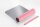 SIGEL Schreibtischunterlage rosa/silber Lederimitat 80,0 x 30,0 cm, 1 St.