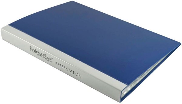 FolderSys FolderSys® Sichtbuch DIN A4, 40 Hüllen blau, 1 St.