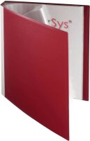 FolderSys FolderSys® Sichtbuch DIN A4, 40 Hüllen bordeaux, 1 St.