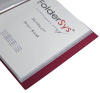 FolderSys FolderSys® Sichtbuch DIN A4, 40 Hüllen bordeaux, 1 St.