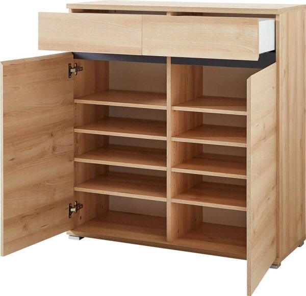 GERMANIA Schuhschrank Lissabon, 3471-228 edelbuche 1 Fachboden 96,0 x 40,0 x 103,0 cm