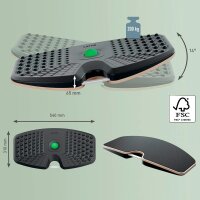 LEITZ Ergo Active Balance-Board dunkelgrau 54,0 x 31,0 x...
