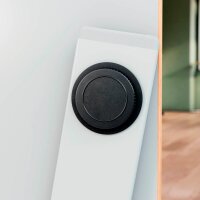 LEITZ Ergo Compact höhenverstellbarer Schreibtisch weiß rechteckig, A-Fuß-Gestell weiß 65,0 x 46,0 cm