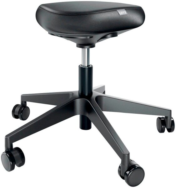 LEITZ Sitz- & Stehhocker Ergo Active mit Rollen 65780095 schwarz, 1 St.