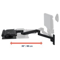 ergotron Tastatur-Halterungen LX Pro Arm schwarz