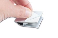 MAUL Klemmleiste 3,5 cm silber selbstklebend, 1 St.