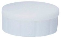 MAUL Magnete weiß, Kunststoff Ø 1,5 cm, 10 St.