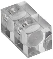 MAUL Magnete grau, Kunststoff 15x15x15 mm, 4 St.