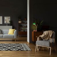 relaxdays Tischlampe grün, braun