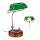 relaxdays Tischlampe grün, braun