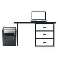 Rexel Momentum M510 Aktenvernichter mit Partikelschnitt P-5, 2 x 15 mm, bis 10 Blatt, schwarz
