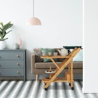 relaxdays Servierwagen braun 40,5 x 65,0 x 70,0 cm
