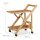 relaxdays Servierwagen braun 40,5 x 65,0 x 70,0 cm